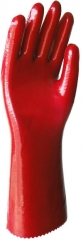 Guante de PVC Rojo 40 cm